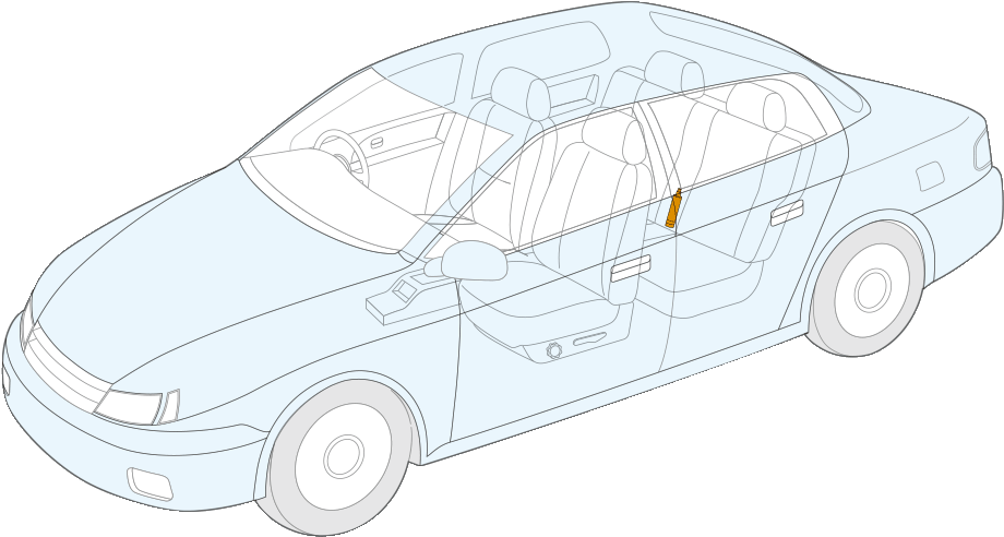 Center rear seat Airbags